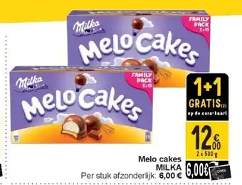 Cora Melo cakes MILKA aanbieding