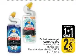 Cora Schuimende gel CANARD WC aanbieding