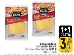 Cora Lasagnedeeg GIOVANNI RANA aanbieding