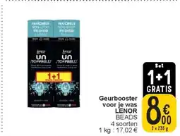 Cora Geurbooster voor je was LENOR aanbieding