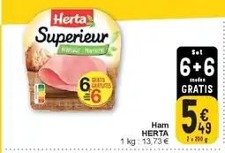 Cora Ham HERTA aanbieding