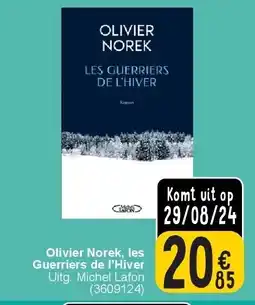 Cora Olivier Norek, les Guerriers de l’Hiver aanbieding
