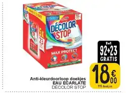 Cora Anti-kleurdoorloop doekjes EAU ECARLATE aanbieding