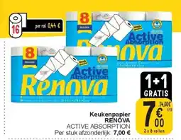 Cora Keukenpapier RENOVA aanbieding
