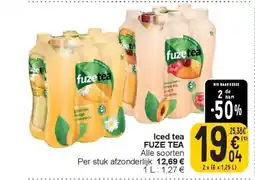 Cora Iced tea FUZE TEA aanbieding