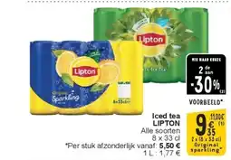 Cora Iced tea LIPTON aanbieding