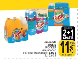 Cora Limonade OASIS aanbieding