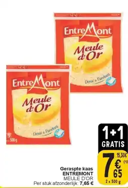 Cora Geraspte kaas ENTREMONT aanbieding