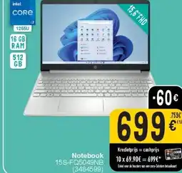 Cora Notebook 15S-FQ5049NB aanbieding
