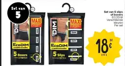 Cora Set van 5 slips of boxers aanbieding