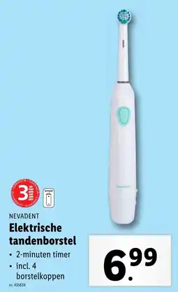 Lidl Nevadent elektrische tandenborstel aanbieding
