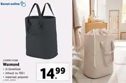 Lidl Livarno home wasmand aanbieding