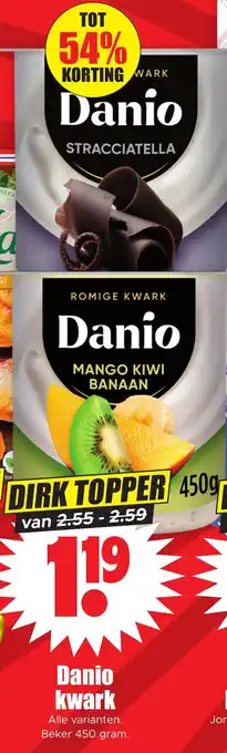 Dirk NL Danio kwark aanbieding