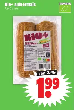 Dirk Bio+ suikermaïs aanbieding