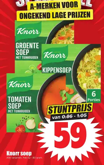 Dirk KNORR soep aanbieding