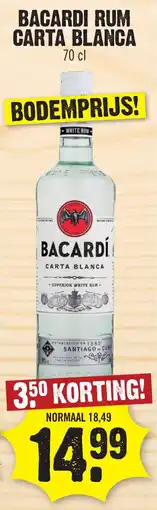 BACARDÍ rum carta blanca