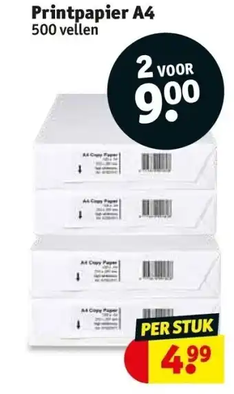 Kruidvat Printpapier A4 aanbieding
