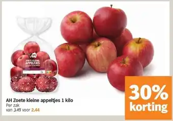 Albert Heijn AH Zoete kleine appeltjes 1 kilo aanbieding