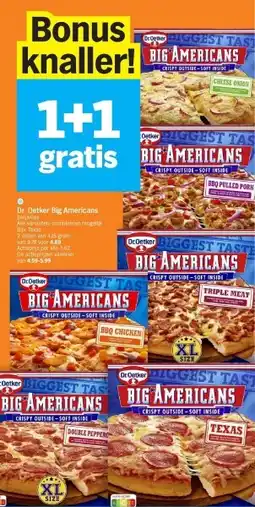 Albert Heijn Dr. Oetker Big Americans aanbieding