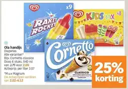 Albert Heijn Ola handijs aanbieding