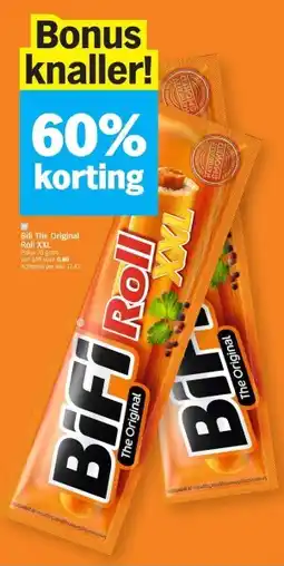 Albert Heijn Bifi The Original Roll XXL aanbieding