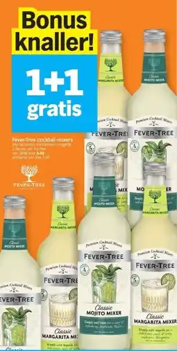 Albert Heijn Fever-Tree cocktail-mixers aanbieding