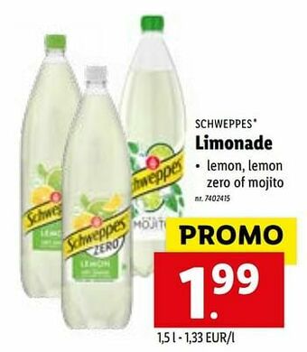 Lidl Limonade aanbieding