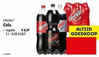 Lidl Cola regular aanbieding