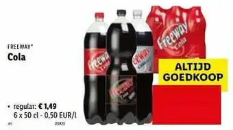 Lidl Cola regular aanbieding