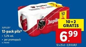 Lidl Jupiler 12-pack pils aanbieding