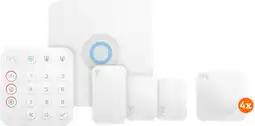 Ring Alarmsysteem met 2 magneetcontacten en 4 bewegingssensoren