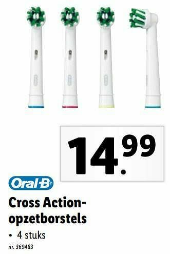 Lidl Cross actionopzetborstels aanbieding