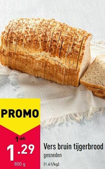 ALDI Vers bruin tijgerbrood aanbieding