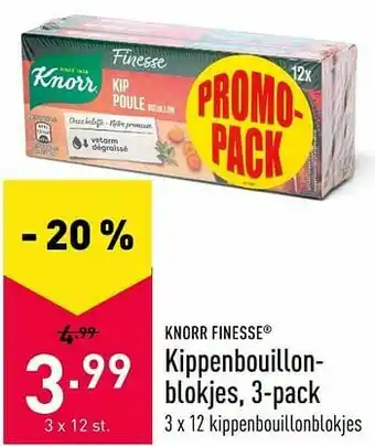 ALDI Kippenbouillon- blokjes aanbieding