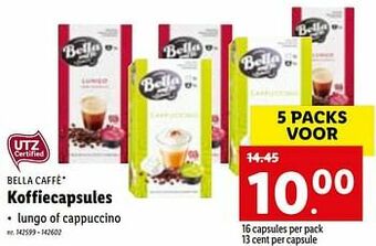 Lidl Koffiecapsules aanbieding