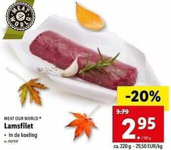 Lidl Lamsfilet aanbieding