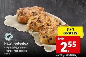 Lidl Hazelnootgebak aanbieding