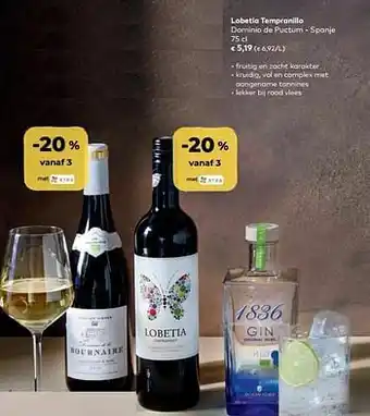 Bio Planet Lobetia tempranillo dominio de puctum - spanje aanbieding