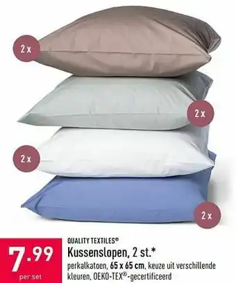 ALDI Kussenslopen aanbieding