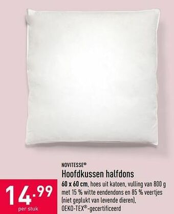 Hoofdkussen halfdons