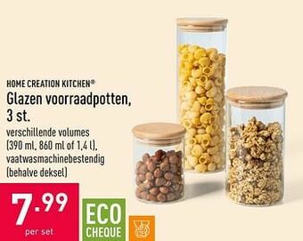 ALDI Glazen voorraadpotten aanbieding