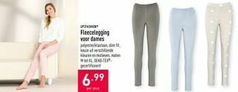 ALDI Fleecelegging voor dames aanbieding