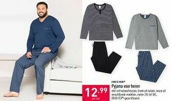 ALDI Pyjama voor heren aanbieding