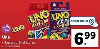 Lidl Uno aanbieding