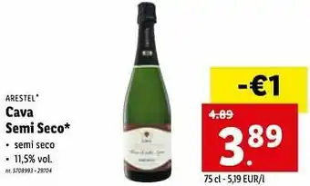 Cava semi seco