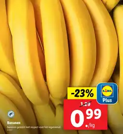 Lidl Bananen aanbieding