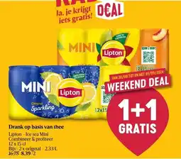 Delhaize Drank op basis van thee aanbieding
