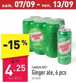 CANADA DRY Ginger ale