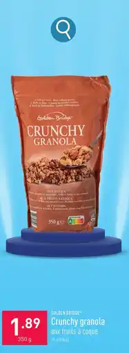 ALDI GOLDEN BRIDGE Crunchy granola aanbieding