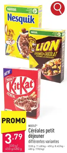 ALDI NESTLÉ Céréales petit déjeuner aanbieding